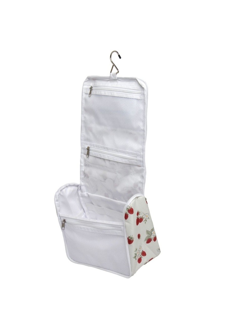 The Big One Strawberry-Print White Travel Bag — image 4 of 5
